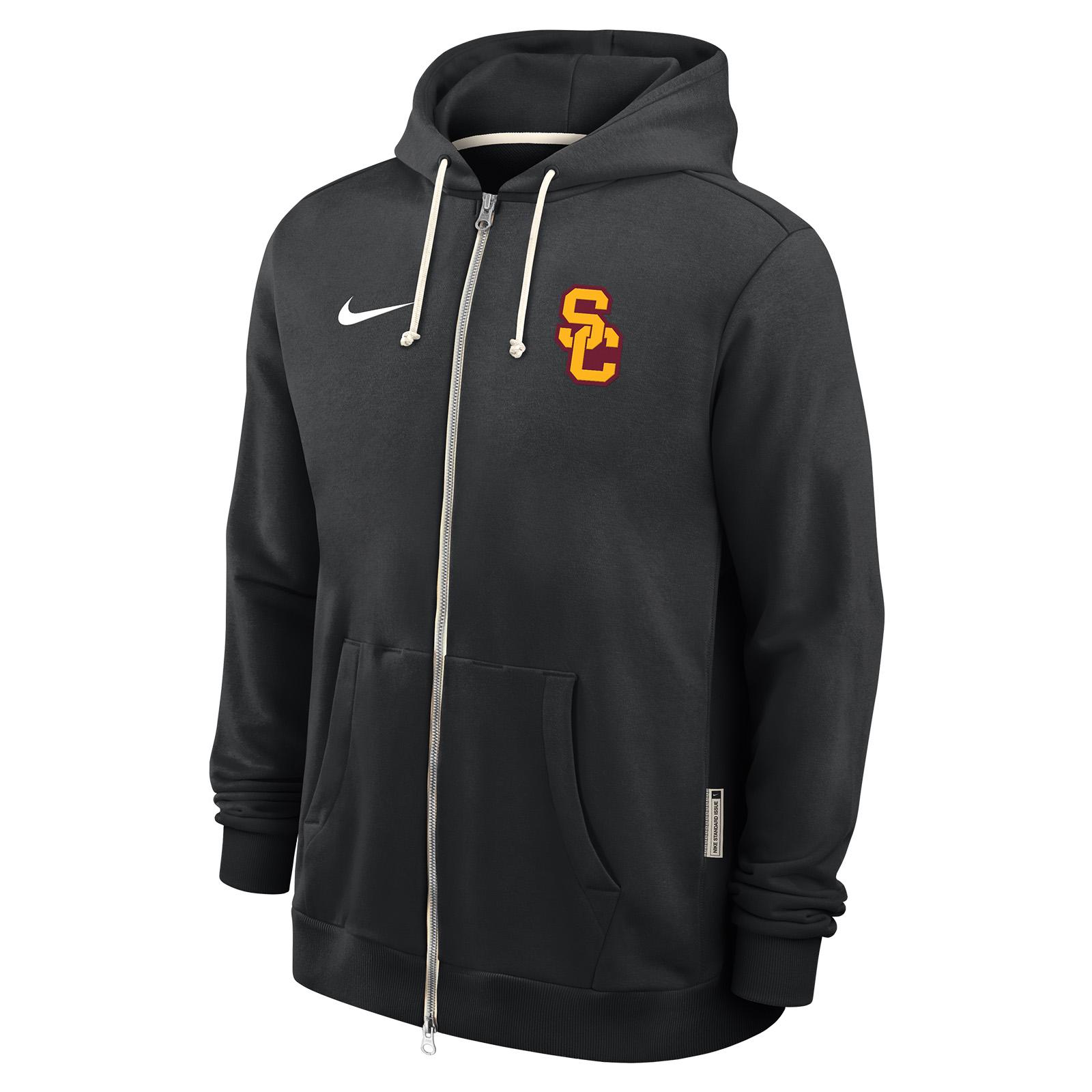 USC Trojans Men's Nike Black SC Interlock Dri-FIT Sideline Full